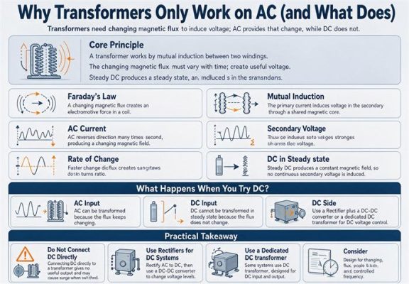 Why Transformers Only Work on AC