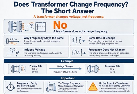 Does a Transformer Change Frequency