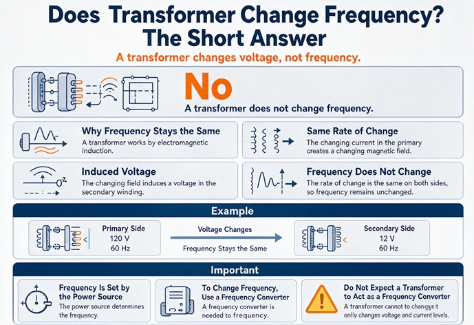 Does a Transformer Change Frequency